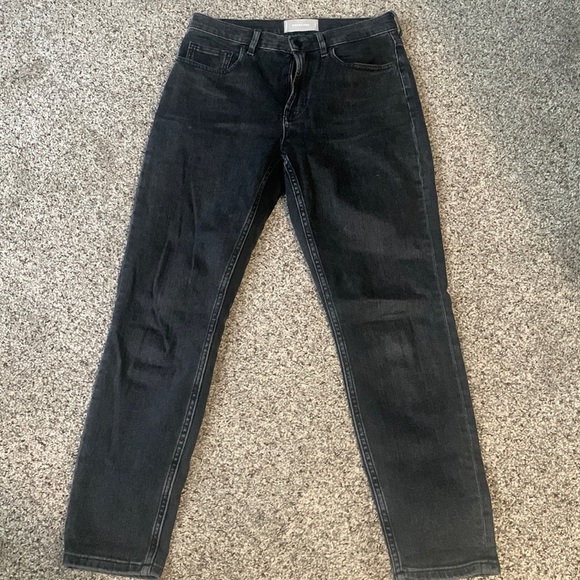 Everlane high rise black jeans size 28 ankle jeans festival - Picture 4 of 9